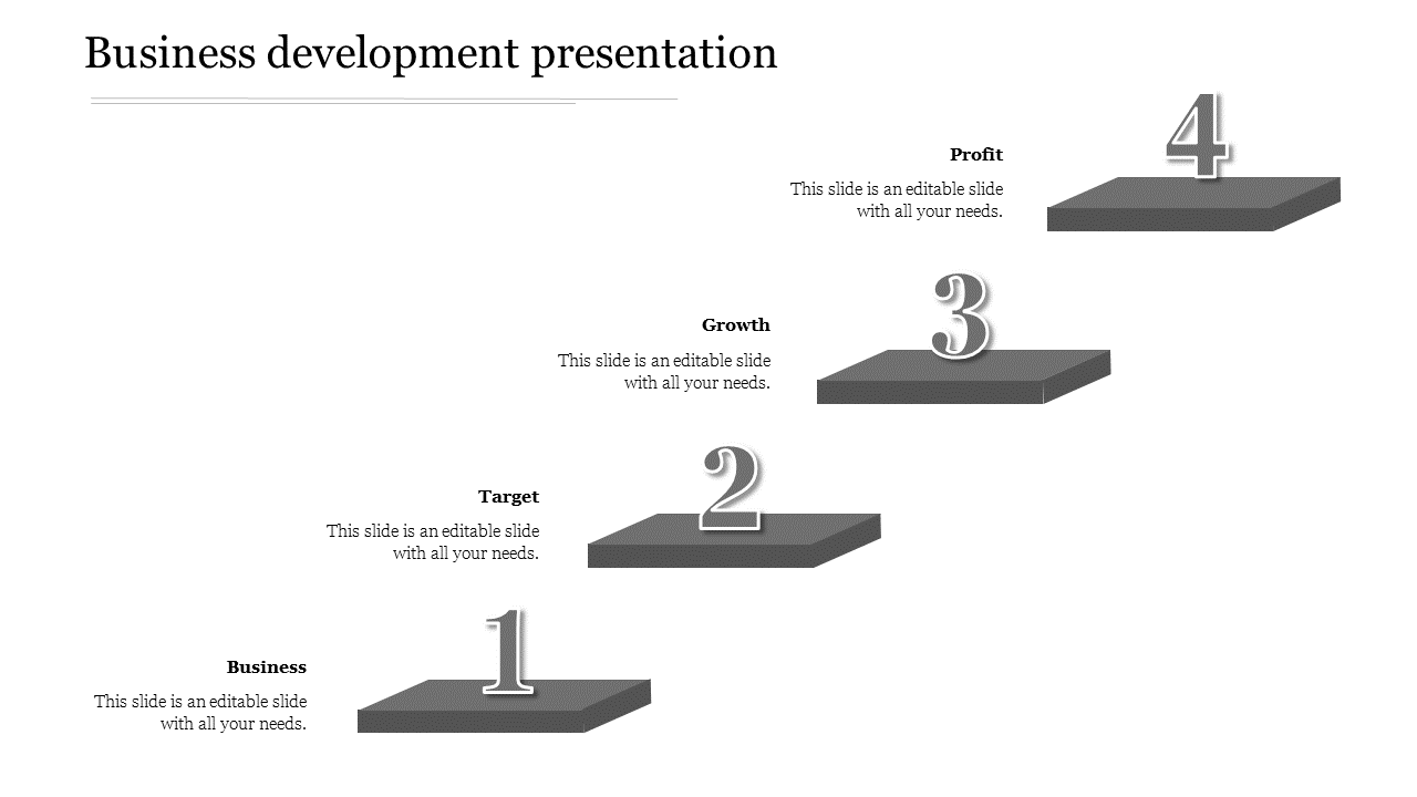 business development presentation-Gray